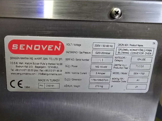 Senoven sen 1702 pizza-oven - afbeelding 4 van  9