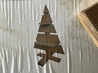 Sens-line pjotr wooden christmas tree kerst- & seizoensartikelen (18x) - afbeelding 1 van  6