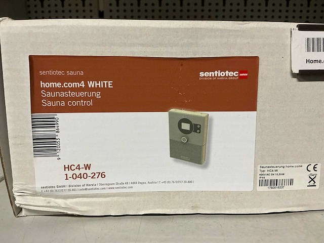 Sentiotec hc4-w 1-040-276 sauna regelaar - afbeelding 2 van  4