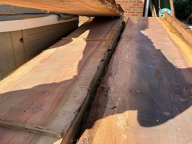 Sequoiadendron boomstamplanken - 300 cm - ca. 52 mm dik - afbeelding 2 van  10
