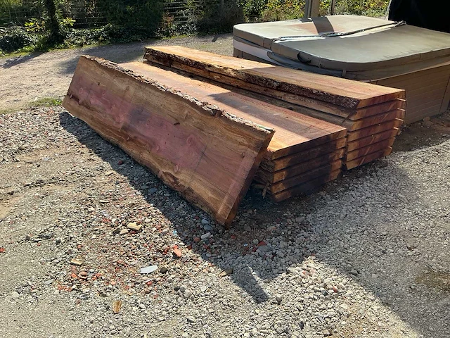Sequoiadendron boomstamplanken - 300 cm - ca. 52 mm dik - afbeelding 4 van  10