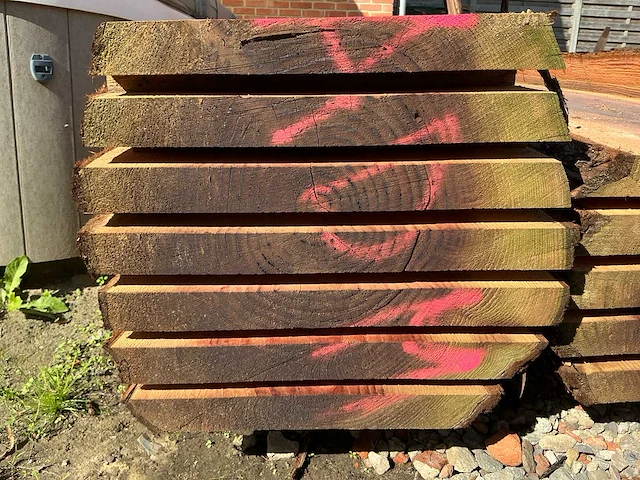 Sequoiadendron boomstamplanken - 300 cm - ca. 52 mm dik - afbeelding 7 van  10