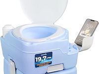 Serenelife draagbaar toilet - afbeelding 1 van  6