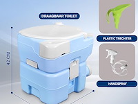 Serenelife draagbaar toilet - afbeelding 2 van  6
