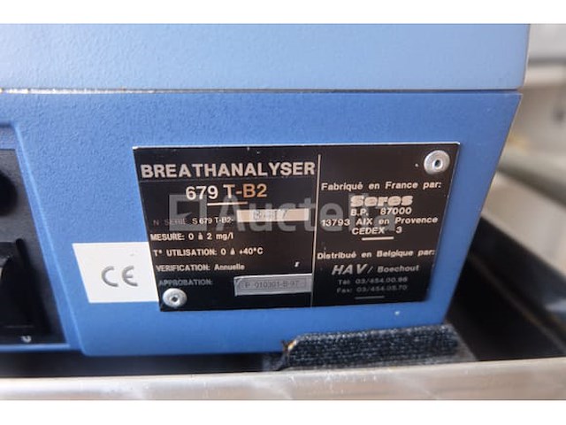 Seres 679t-b2 professionele blaastest - afbeelding 5 van  7