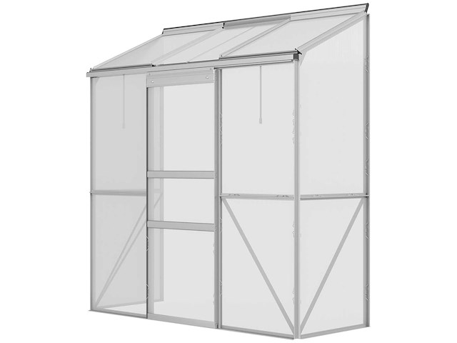 Serre adossée serre de jardin fenêtres ouvrables - afbeelding 3 van  7