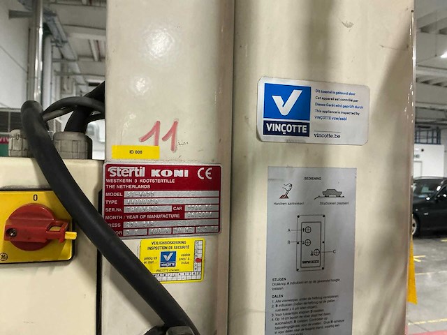 Sertil koni st-4055 hefbrug - afbeelding 7 van  11