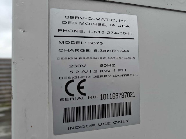 Serv-o-matic 3073 verkoopautomaat voor onderdelen - afbeelding 10 van  12