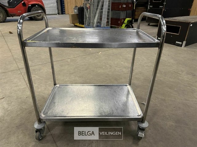 Serveerkar rvs - afbeelding 1 van  2