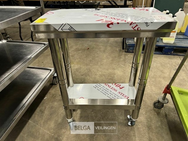 Serveerkar rvs - afbeelding 1 van  4