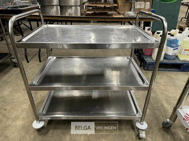 Serveerkar rvs - afbeelding 1 van  3