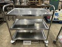 Serveerkar rvs - afbeelding 1 van  3
