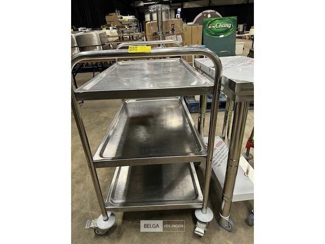 Serveerkar rvs - afbeelding 3 van  3