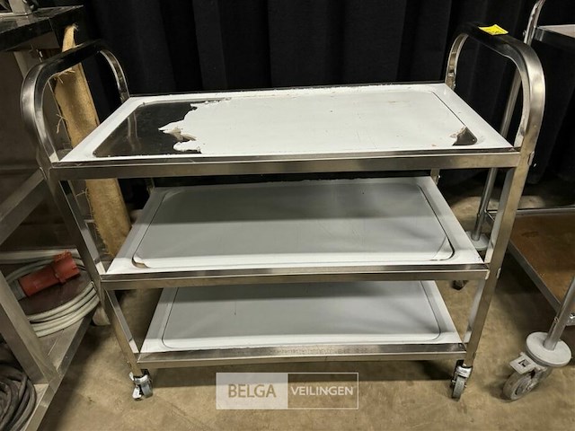 Serveerkar rvs - afbeelding 1 van  2