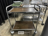 Serveerkar rvs - afbeelding 1 van  2