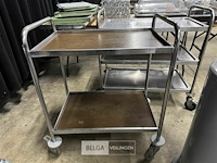 Serveerkar rvs - afbeelding 2 van  2