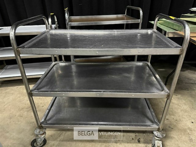 Serveerkar rvs - afbeelding 1 van  2
