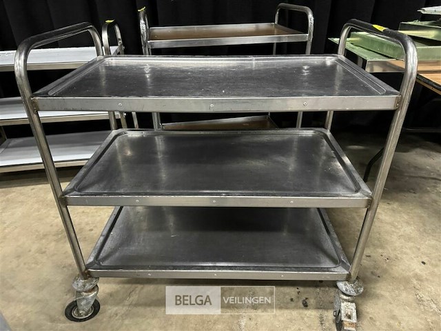 Serveerkar rvs - afbeelding 2 van  2