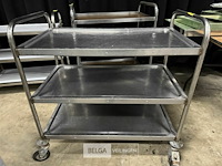 Serveerkar rvs - afbeelding 2 van  2