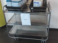 Serveerwagen in rvs