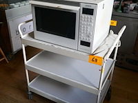 Serveerwagen + mini-oven - afbeelding 1 van  4