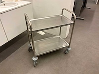 Serveerwagen rvs (3x) - afbeelding 1 van  3