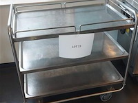 Serveerwagen rvs - afbeelding 1 van  1
