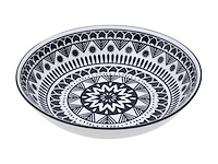 Service de table 12 pièces noir et blanc - afbeelding 5 van  10