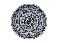 Service de table 12 pièces noir et blanc - afbeelding 6 van  10