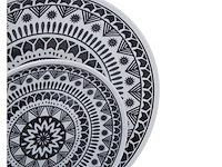 Service de table 12 pièces noir et blanc - afbeelding 9 van  10