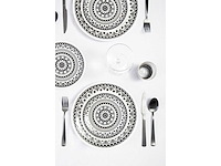 Service de table 12 pièces noir et blanc - afbeelding 10 van  10