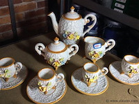Servies (bloemenmotief) - afbeelding 1 van  3