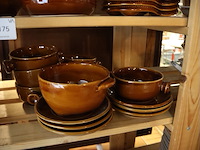 Servies bruin - afbeelding 5 van  6