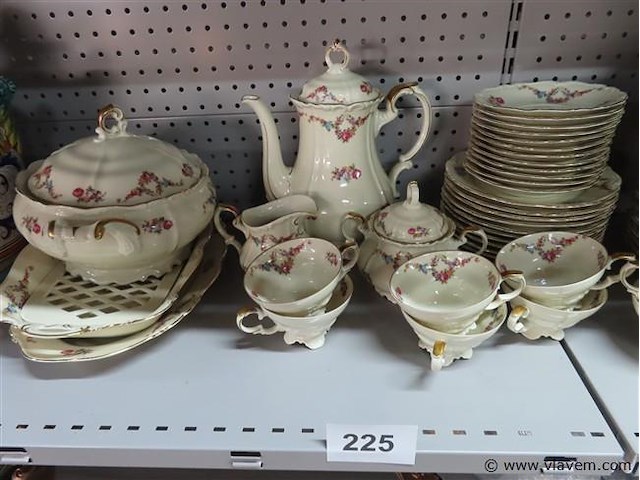 Serviesgoed +-66 delig, gemarkeerd edelstein bavaria - afbeelding 1 van  8