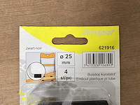 Serviprof buisdop 25 mm zwart (310x) - afbeelding 3 van  4
