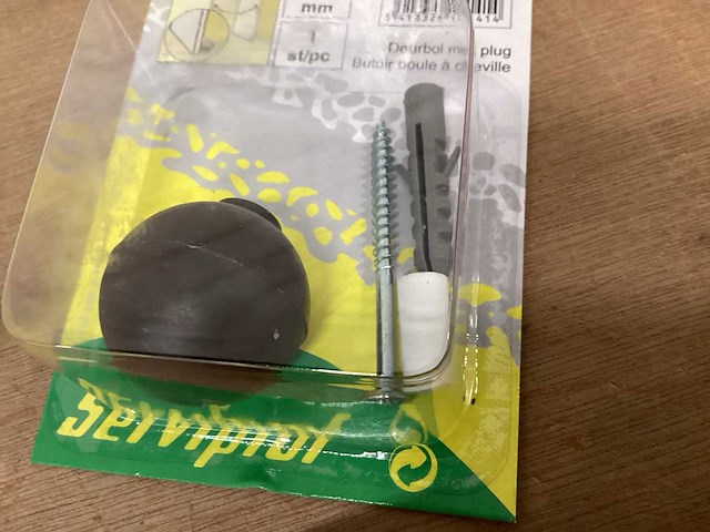 Serviprof deurstopper 35 mm, schroefbevestiging (65x) - afbeelding 3 van  4