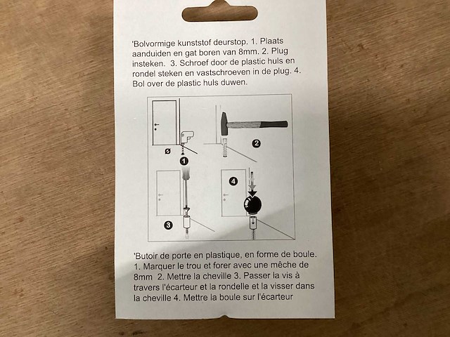 Serviprof deurstopper 35 mm, schroefbevestiging (65x) - afbeelding 4 van  4
