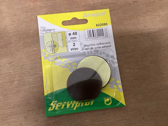Serviprof deurstopper 40 mm, zelfklevend (197x) - afbeelding 1 van  3
