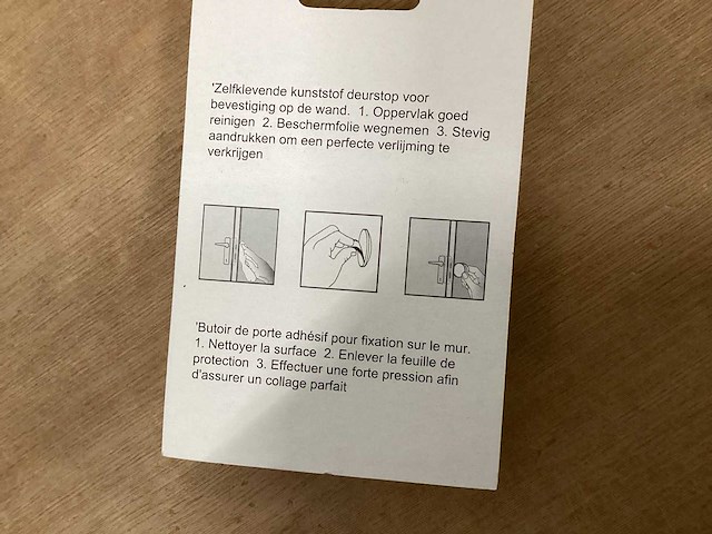 Serviprof deurstopper 60 mm, zelfklevend (170x) - afbeelding 4 van  4