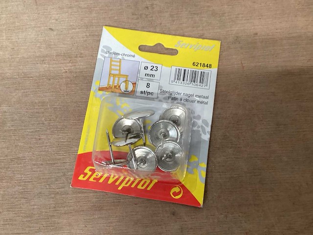 Serviprof glijnagel metaal, 23 mm (175x) - afbeelding 1 van  4