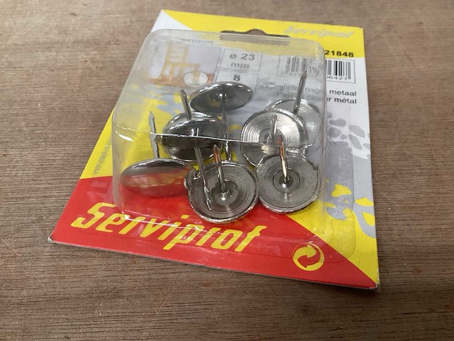 Serviprof glijnagel metaal, 23 mm (175x) - afbeelding 2 van  4
