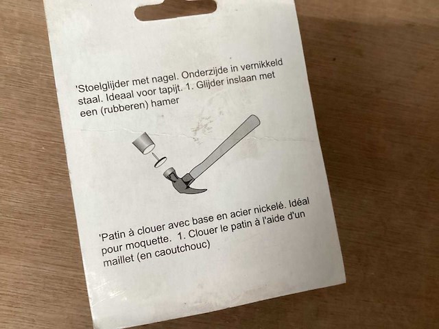 Serviprof glijnagel metaal, 23 mm (175x) - afbeelding 4 van  4