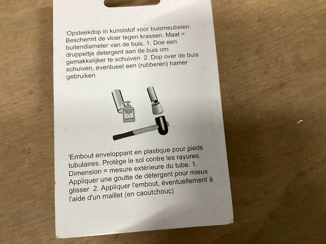 Serviprof stoeldop 25 mm transparant (100x) - afbeelding 4 van  4