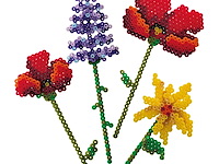 Ses creative - beedz art - 3d ini bloemen boeket - afbeelding 3 van  3