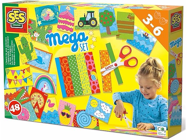 Ses ik leer knippen mega set - afbeelding 1 van  3