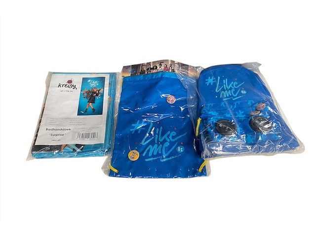 Set - #like me - zwemzak - rugzak + speakers - handdoek - afbeelding 1 van  4