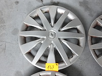 Set 16 inch renault wieldoppen - afbeelding 5 van  5