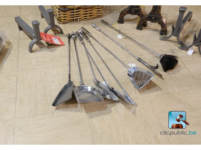 Set accessoires voor open haarden - afbeelding 2 van  9