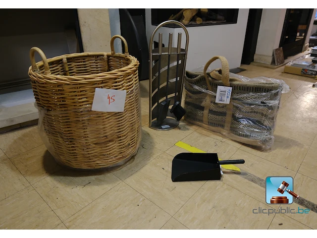 Set accessoires voor open haarden - afbeelding 1 van  7