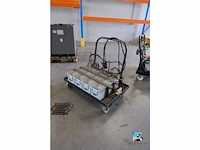 Set accu’s op een trolley
